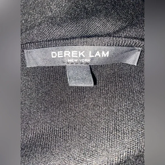 DEREK LAM 70%CASHMERE 30% SILK WRAP SWEATER BLACK SIZE M PRISTINE CONDITION